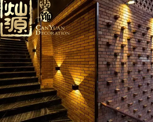 餐廳設計-磚墻效果 餐廳設計-磚墻效果
