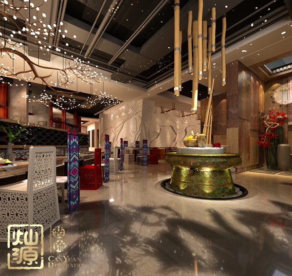 餐飲空間設(shè)計(jì)案例 燦源裝飾空間布局思維解析