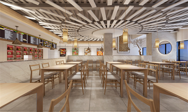 以五象新區(qū)簡餐店鋪設(shè)計(jì)裝修方案為例，分析潮流設(shè)計(jì)利與弊