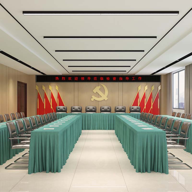 “特色定制、簡(jiǎn)約大氣”——中建西部南寧會(huì)議室餐廳設(shè)計(jì)裝修案例-燦源裝飾