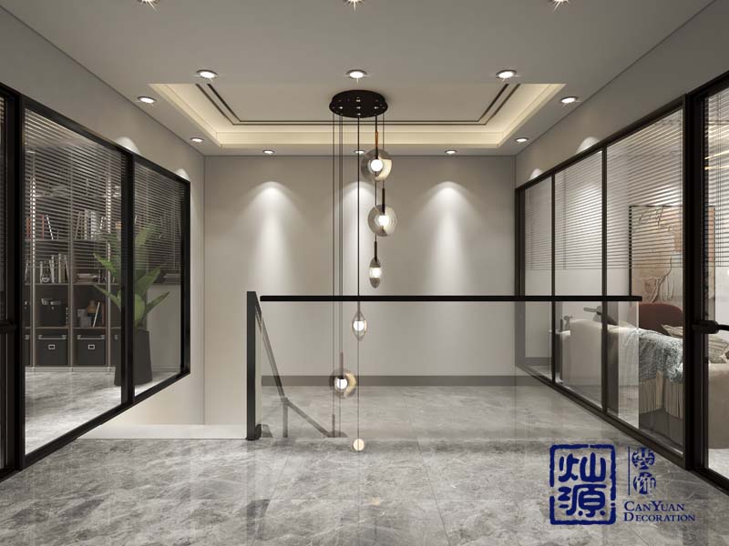 loft辦公室設(shè)計(jì)裝修效果圖之樓梯—燦源裝飾